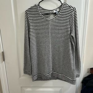 Black and white striped sweater from old navy